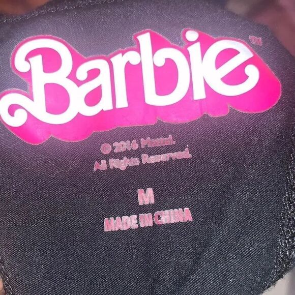 Mattel Barbie Racerback Tank Top Size M 80's Theme Convertible Car Barbiecore - Picture 2 of 3
